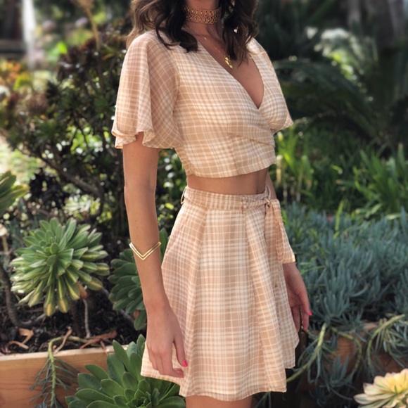 Privacy Please Two Piece Skirt Set
